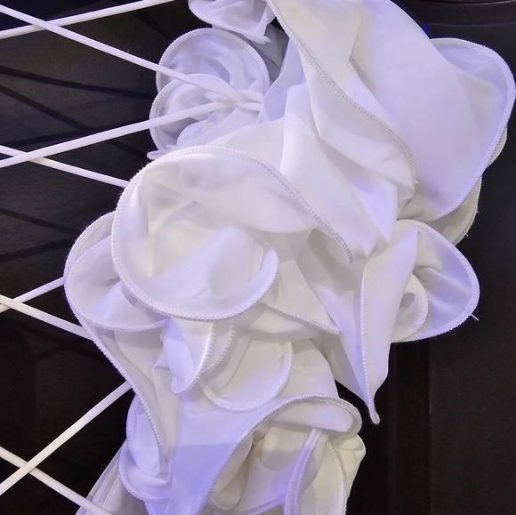 White Ruffled Dress - Picture 4 of 5